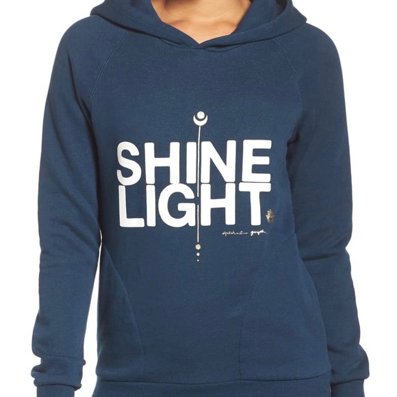 Spiritual Gangster Tops - Spiritual Gangster Shine Light Hoodie Size XS